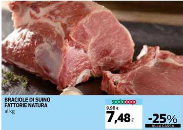 Offerta per Fattorie Natura - Braciole Di Suino a 7,48€ in Coop