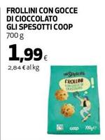 Offerta per Coop - Frollini Con Gocce Di Cioccolato Gli Spesotti a 1,99€ in Coop