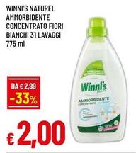 Offerta per Winni's - Naturel Ammorbidente Concentrato Fiori Bianchi a 2€ in Galassia