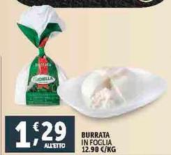 Offerta per Gioiella - Burrata In Foglia a 1,29€ in Decò