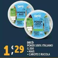 Offerta per Deco - Poker 100% Italiano a 1,29€ in Decò