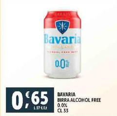 Offerta per Bavaria - Birra Alcohol Free 0,0% a 0,65€ in Decò