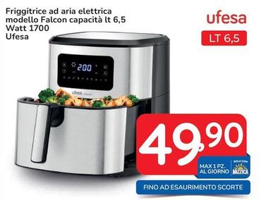 Offerta per Ufesa - Friggitrice Ad Aria Elettrica Modello Falcon Capacità It 6,5 Watt 1700 a 49,9€ in Famila Superstore