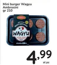 Offerta per Ambrosini - Mini Burger Wagyu a 4,99€ in Famila Superstore