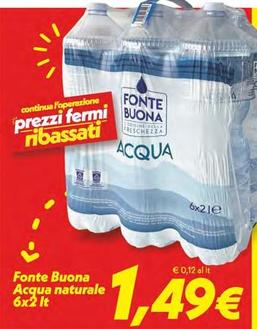 Offerta per Fonte Buona - Acqua Naturale a 1,49€ in SuperConveniente