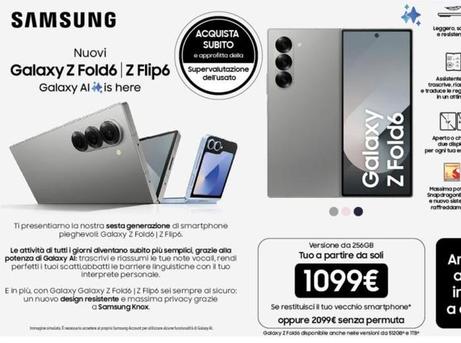 Offerta per Samsung - Galaxy Z FOLD6 a 1099€ in Comet