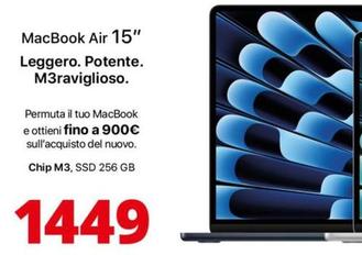 Offerta per Apple - Macbook Air 15"  a 1449€ in Comet