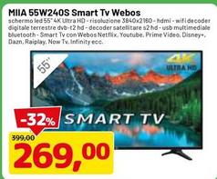 Offerta per Miia - 55W240S Smart Tv Webos a 269€ in Dpiu