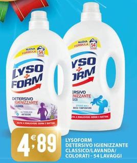 Offerta per Lysoform - Detersivo Igienizzante Classico a 4,89€ in Sisa