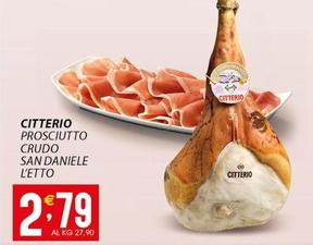 Offerta per Citterio - Prosciutto Crudo San Daniele a 2,79€ in Sisa