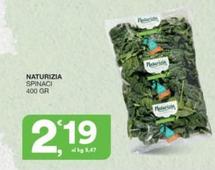 Offerta per Naturizia - Spinaci a 2,19€ in Sisa