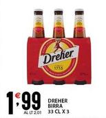 Offerta per Dreher - Birra a 1,99€ in Sisa