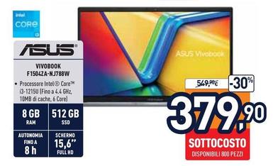 Offerta per Asus - Vivobook F1504ZA-NJ788W a 379,9€ in Unieuro