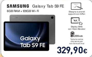 Offerta per Samsung - Galaxy Tab S9 FE a 329,9€ in Unieuro