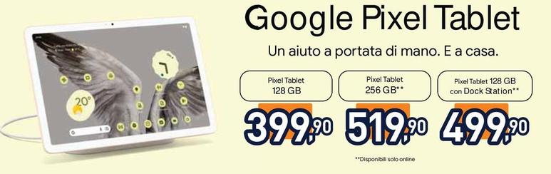 Offerta per Google - Pixel Tablet a 399,9€ in Unieuro