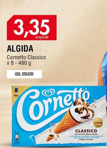 Offerta per Algida - Cornetto Classico a 3,35€ in Carico Cash & Carry