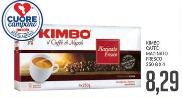 Offerta per Kimbo - Caffe Macinato Fresco a 8,29€ in Supermercati Piccolo