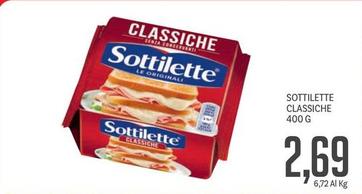 Offerta per Sottilette - Classiche a 2,69€ in Supermercati Piccolo