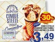 Offerta per Sammontana - Cono 5 Stelle Panna/ Croccantino a 3,49€ in Sacoph