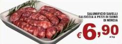 Offerta per Savelli - Salsiccia A Pezzi Di Suino Di Norcia a 6,9€ in Sacoph