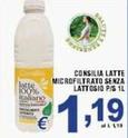 Offerta per Consilia - Latte Microfiltrato Senza Lattosio P/S  a 1,19€ in Sacoph