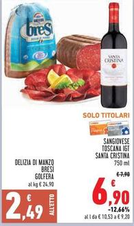 Offerta per Santa cristina - San Cristina Bresi - Sangiovese Toscana IGT a 6,9€ in Conad
