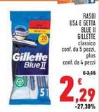 Offerta per Gillette - Rasoi Usa E Getta Blue Ii a 2,29€ in Conad Superstore