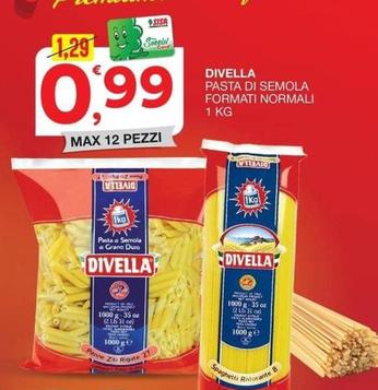 Offerta per Divella - Pasta Di Semola Formati Normali a 0,99€ in R7 Supermercati