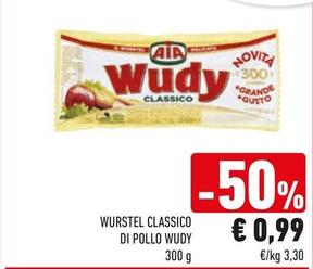 Offerta per Aia - Wurstel Classico Di Pollo Wudy a 0,99€ in Conad