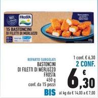 Offerta per Frosta - Bastoncini Di Filetti Di Merluzzo a 6,3€ in Conad