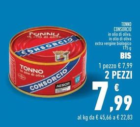 Offerta per Consorcio - Tonno a 7,99€ in Conad