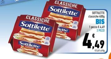 Offerta per Sottilette - Classiche a 4,49€ in Conad