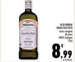 Offerta per Monini - Olio Gran Fruttato a 8,99€ in Conad