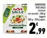 Offerta per Saclà - Condiverde Riso a 2,99€ in Conad
