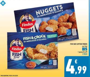 Offerta per Findus - Fish Bar Capitan a 4,99€ in Conad