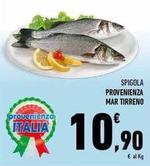 Offerta per Mar Tirreno - Spigola Provenienza a 10,9€ in Conad Superstore