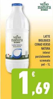 Offerta per Conad - Latte Biologico Verso Natura a 1,69€ in Conad Superstore