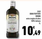 Offerta per Monini - Olio Gran Fruttato a 10,49€ in Conad Superstore