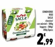 Offerta per Saclà - Condiverde Riso a 2,99€ in Conad Superstore
