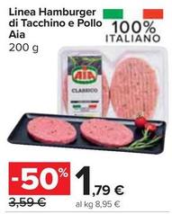 Offerta per Aia - Linea Hamburger Di Tacchino E Pollo a 1,79€ in Carrefour Express
