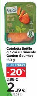 Offerta per Garden Gourmet - Cotoletta Sottile Di Soia E Frumento a 2,39€ in Carrefour Express