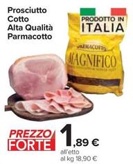 Offerta per Parmacotto - Prosciutto Cotto Alta Qualità a 1,89€ in Carrefour Express