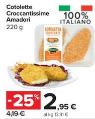 Offerta per Amadori - Cotolette Croccantissime a 2,95€ in Carrefour Express