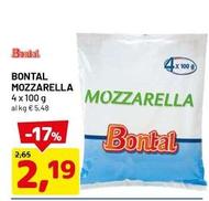 Offerta per Bontal - Mozzarella a 2,19€ in Dpiu
