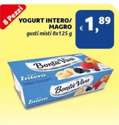 Offerta per Bontà Viva - Yogurt Intero/Magro a 1,89€ in Economy