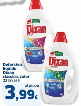 Offerta per Dixan - Detersivo Liquido Classico, Color a 3,99€ in Sigma