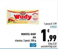 Offerta per Aia - Wurstel Wudy a 1,99€ in Conad