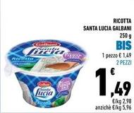 Offerta per Galbani - Ricotta Santa Lucia a 1,49€ in Conad