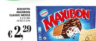 Offerta per Nestlè - Biscotto Maxibon Classic a 2,29€ in Coal