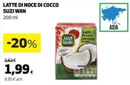 Offerta per Suzi wan - Latte Di Noce Di Cocco a 1,99€ in Coop